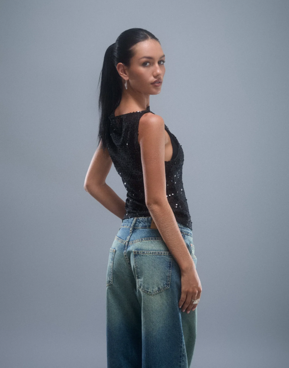 Balmea ⎹ Nude Noir Top